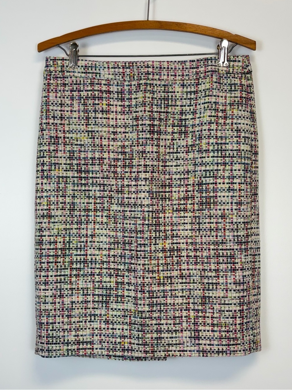 J Crew Multi-Color Tweed Pencil Skirt